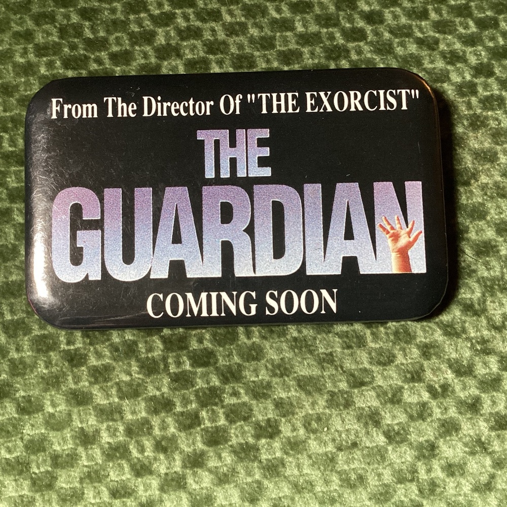 Vintage 1990 THE GUARDIAN Promo Movie Pinback Button Pin Jenny Seagrove